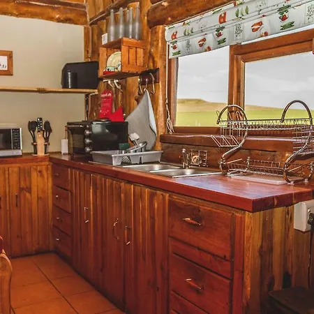 A Log Home At Buffalo Creek Buffeljagsrivier Exterior photo